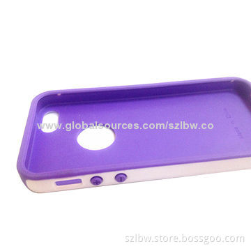 TPU Back Cover for iPhone 5s with Bumper, Stylish Glossy Finish